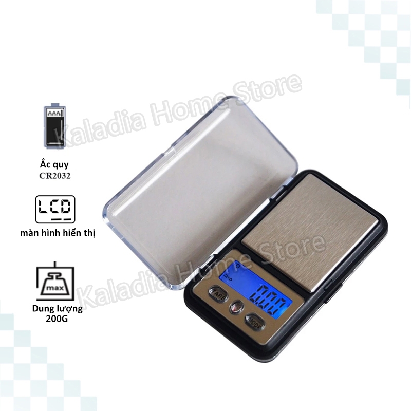 Cân vàng mini điện tử 500 gram / 0.01 gram, cân trang sức bỏ túi.