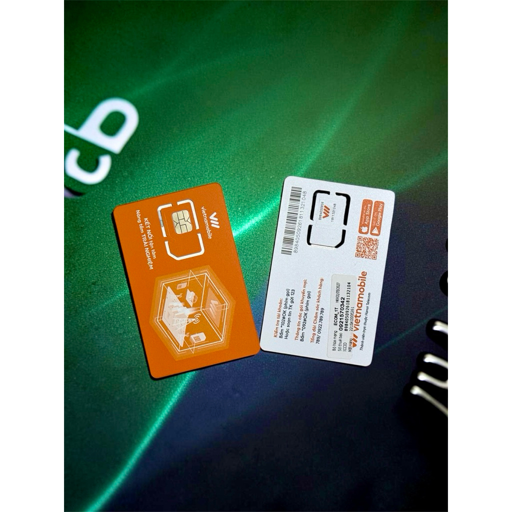 Sim ECOM 1T  Vietnamobile [7Gb/ngày - 210Gb/Tháng] Miễn Phí Data 1 Tháng