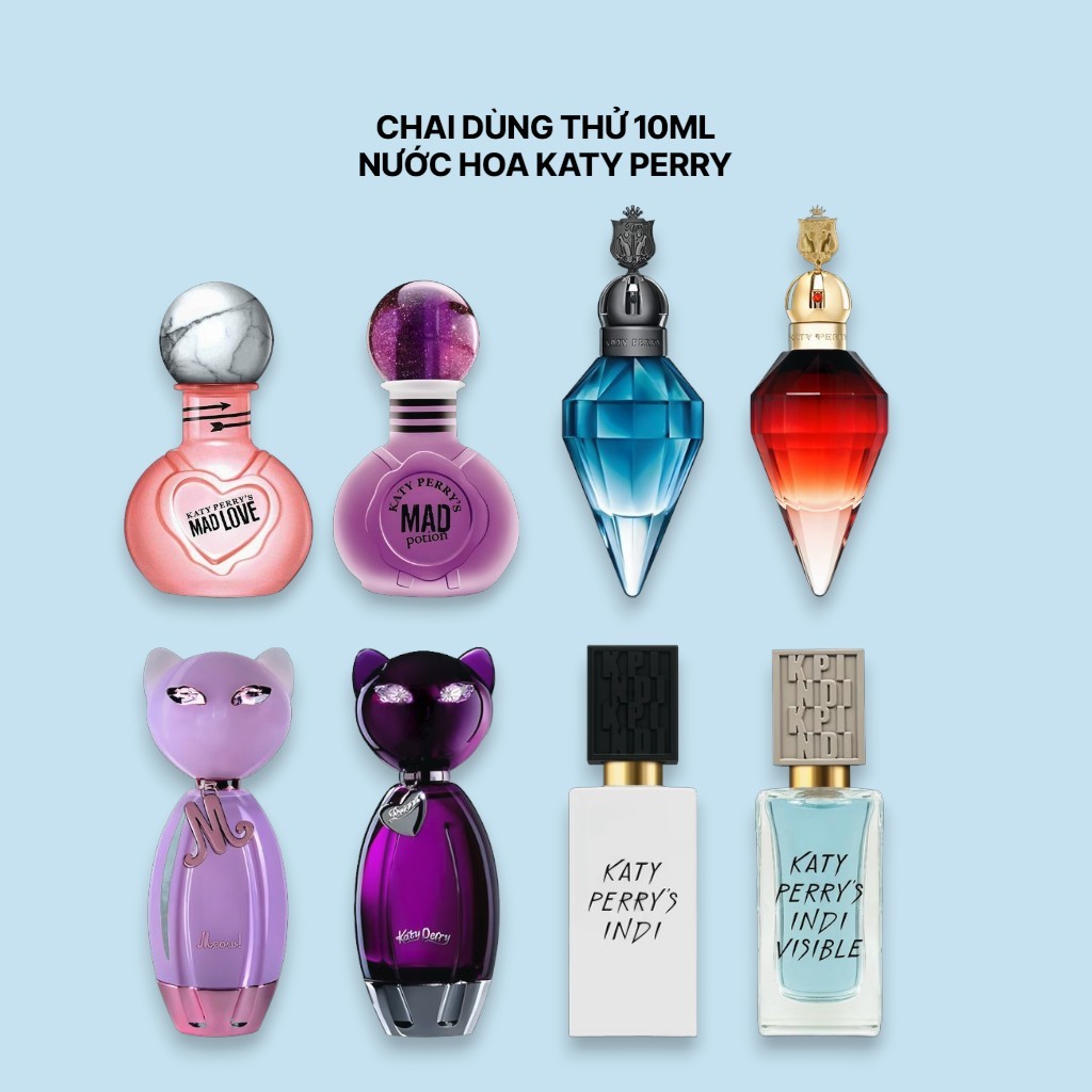 10ml Nước hoa Katy Perry Meow Purr Indi Visible EMad Love Potion Killer Queen Royal Revolution EDP