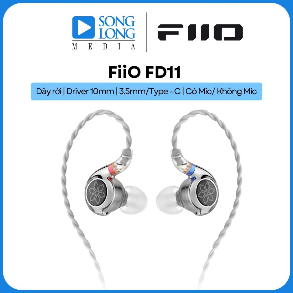 Tai nghe Nhét Tai Hi-Res FiiO FD11 - Chính hãng phân phối