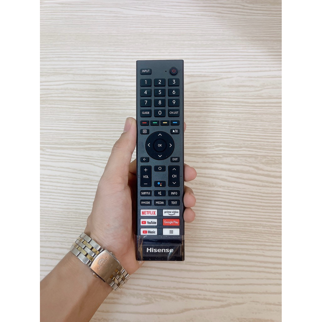 Điều khiển Tivi Hisense giọng nói phím bấm êm nhậy( Dùng chung tất cả Tivi Hisense)