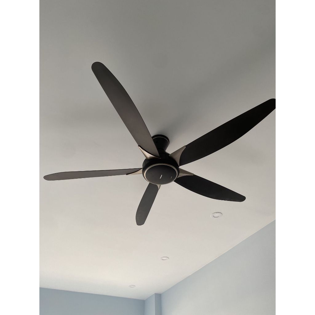 Quạt trần 5 cánh Panasonic F-60GDS màu Nâu- Động cơ DC