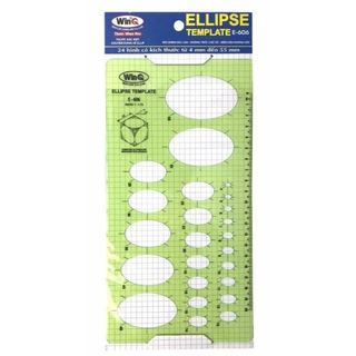 Thước Vẽ Kỹ Thuật Hình Tròn, Ellipse Win