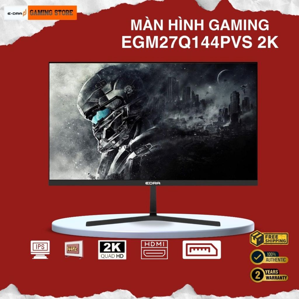 [Hoả tốc] Màn hình Gaming 2K Edra EGM27Q144PVS 27inch/Fast IPS/144Hz/1ms Viền mỏng Bảo Hành 2 NĂM | BigBuy360 - bigbuy360.vn