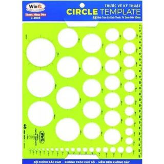 Thước Vẽ Kỹ Thuật Hình Tròn, Ellipse Win