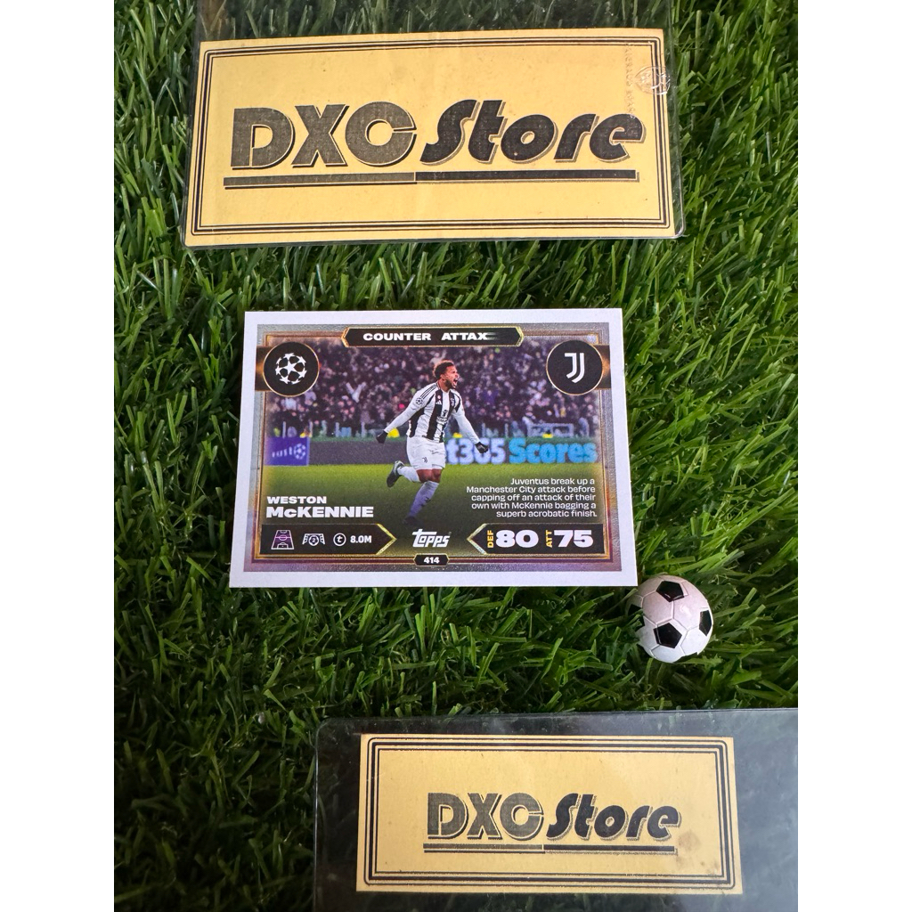 [ CHÍNH HÃNG ] - COUNTER ATTAX - TOPPS MATCH ATTAX 2026 - WESTON McKENNIE (JUVENTUS)