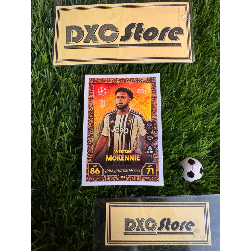 [ CHÍNH HÃNG ] - ALL ACTION HERO - TOPPS MATCH ATTAX 2026 - WESTON McKENNIE (JUVENTUS)