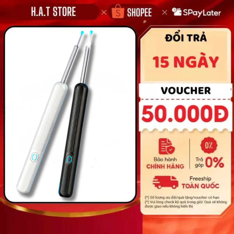 Bộ Lấy Ráy Tai Camera NE3 Pro Nội Soi Full HD Quan Sát Tai Rõ Ràng Pin Sạc USB