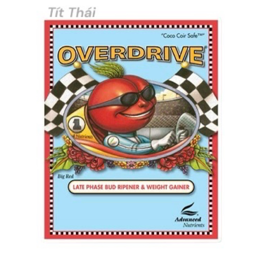 Over Drive chai 1L advanced nutrient, AN, kích búp, tuần 6-7, tăng cường PK.