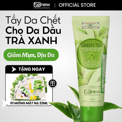 Tẩy Da Chết Da Mặt Tinh Chất Trà Xanh BENEW Green Tea Peeling Gel Dưỡng Sáng, Làm Dịu Da 120ml