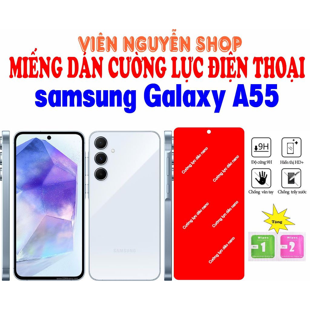 miếng dán cường lực cho điện thoại samsung galaxy A55