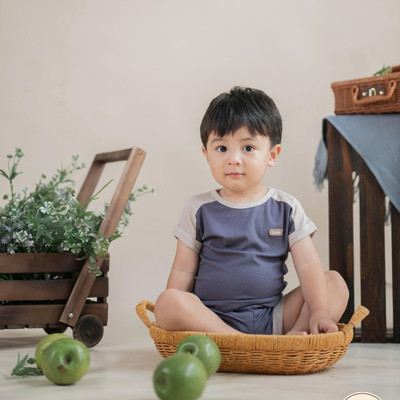 Bộ Cộc Tay COOKIE, Bộ  Phối Vai Sporty Cotton Tăm Lạnh Cho Bé Trai Bé Gái Từ 6 Tháng Đến 5 Tuổi 2026