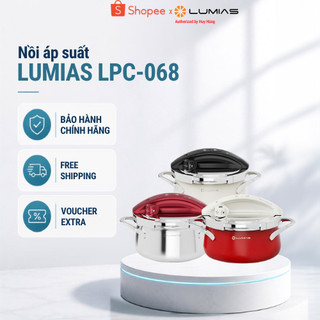 Nồi áp suất Lumias dung tích 3L LPC-068 - Áp suất 120kPa