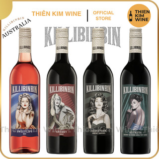 [Chính hãng] - Rượu Vang Úc Killibinbin Cao Cấp Lady Selletion "Nét Quyến Rũ Lôi Cuốn Diệu Kỳ" "Nút Vặn" 750ml 13-14.5%
