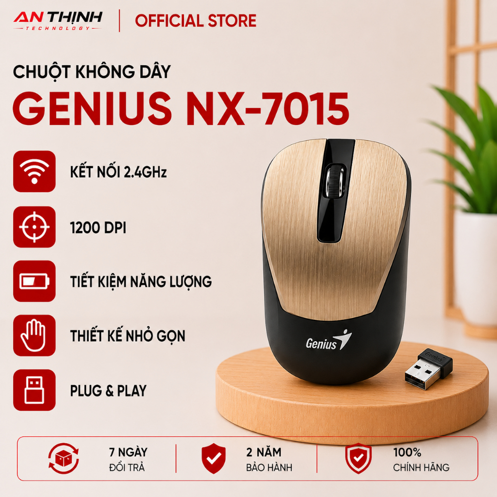 Chuột không dây Genius NX-7015