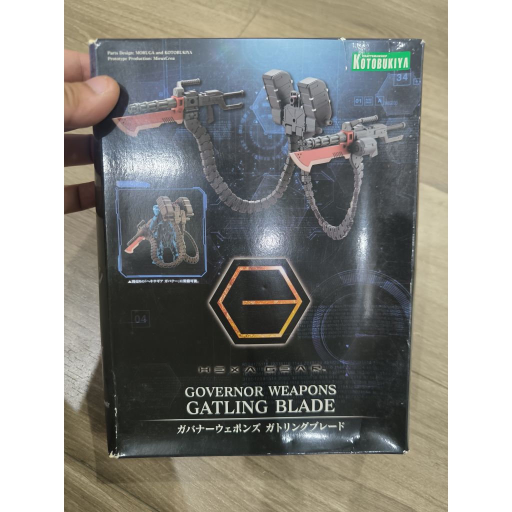 Mô Hình Lắp Ráp Kotobukiya Hexa Gear Governor Weapons Gatling Blade