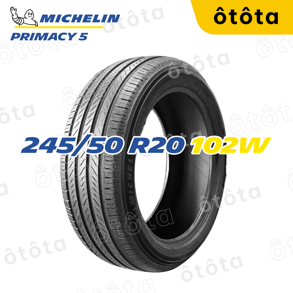 Lốp ô tô Michelin 245/50 R20 102W Primacy 5 -  Chính hãng BH 6 năm (245/50R20; 245 50 R20)