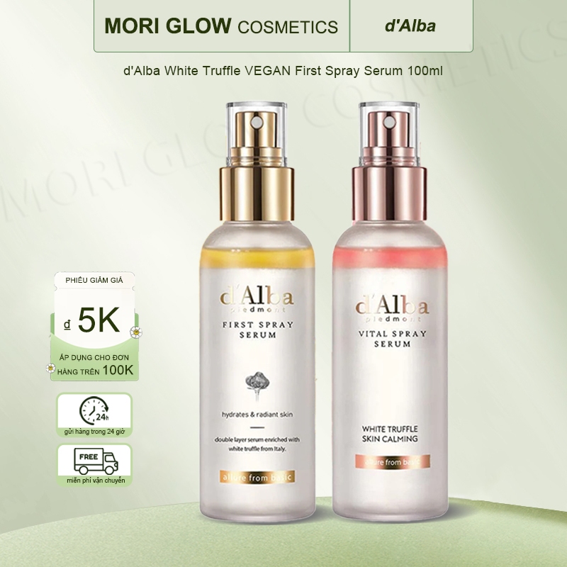 Tinh Chất Xịt Khoáng d’Alba – Cấp Nước, Làm Dịu & Dưỡng Da Mềm Mượt