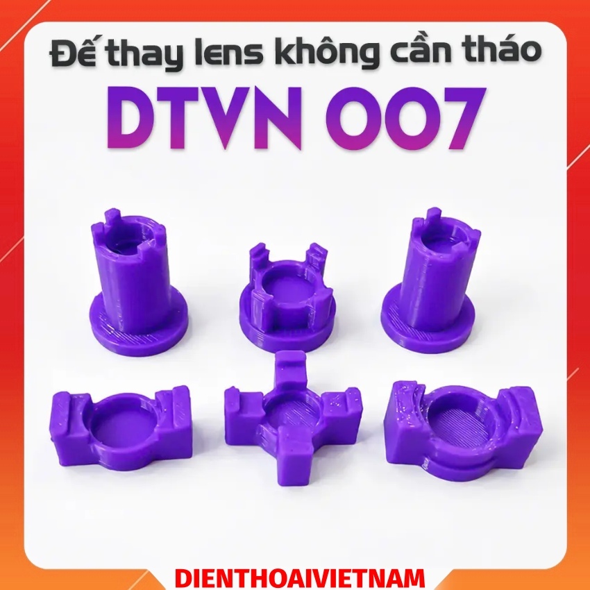 Đế thay lens thấu kính camera DTVN 007 điện thoại 12PRM - 17PRM