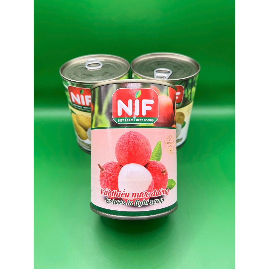 Vải Thiều Nước Đường NIF – Thùng 12 Lon