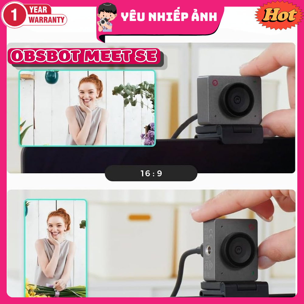 OBSBOT Meet SE Webcam Full HD 1080p
