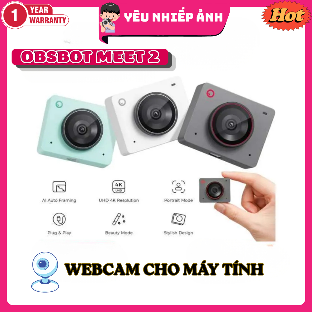 OBSBOT Meet 2 - Webcam 4K
