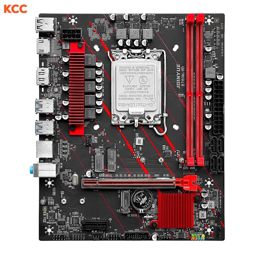 Mainboard JGINYUE B760M-HD  - B760M-HD D5 đen - chính hãng - bão hành 36T