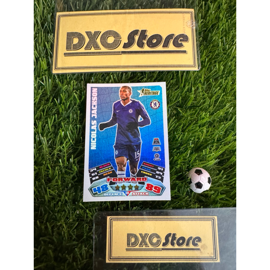 [ CHÍNH HÃNG ] - HERITAGE - MAN OF THE MATCH - TOPPS MATCH ATTAX 2026 - NICOLAS JACKSON (CHELSEA)