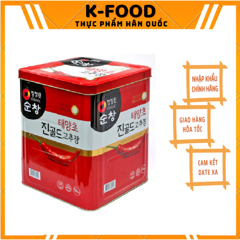 Tương Ớt Gold Gochujang Daesang 4 Sao Hàn Quốc 14kg ( Tương Ớt 4 Sao )
