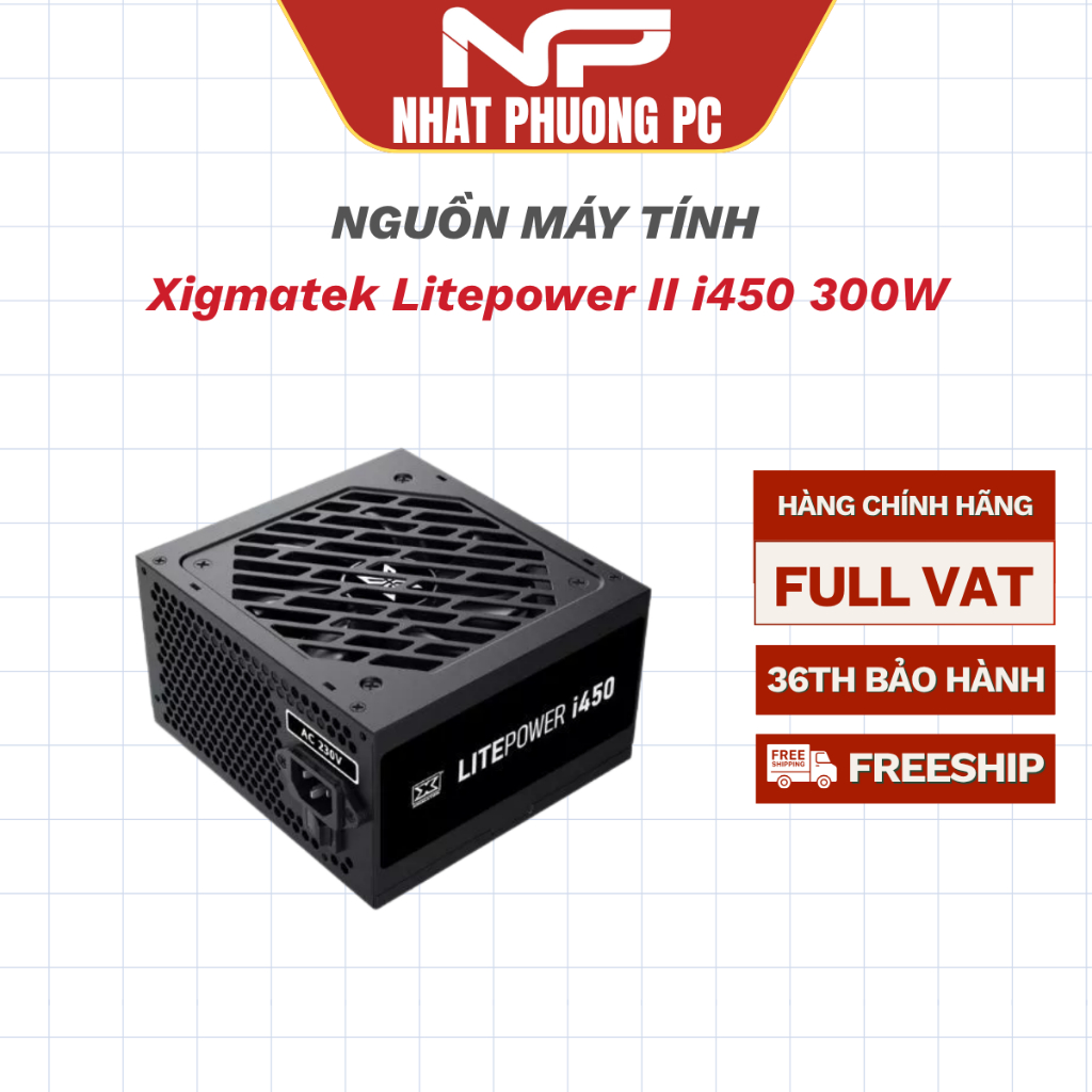 Nguồn Xigmatek Litepower II i450 300W