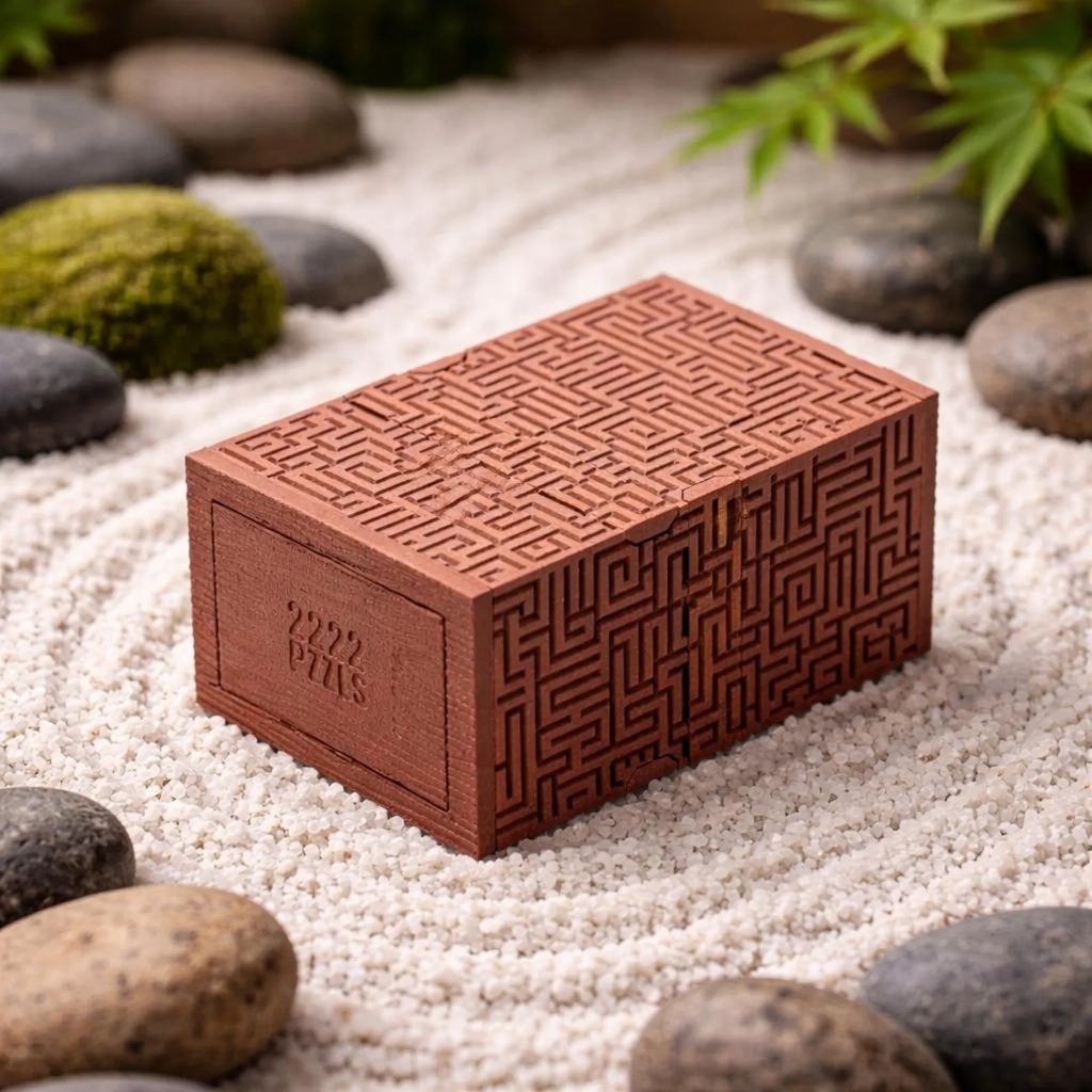 apanese 90 Step Puzzle Box - Himitsu Bako 4 Advanced Secret Lock Box Best Host Gift
