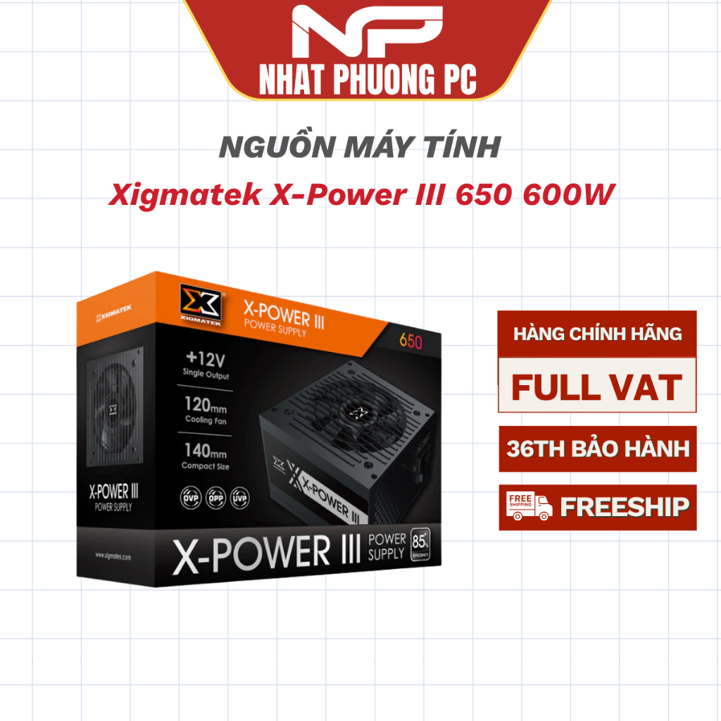 Nguồn Xigmatek X-Power III 650 600W