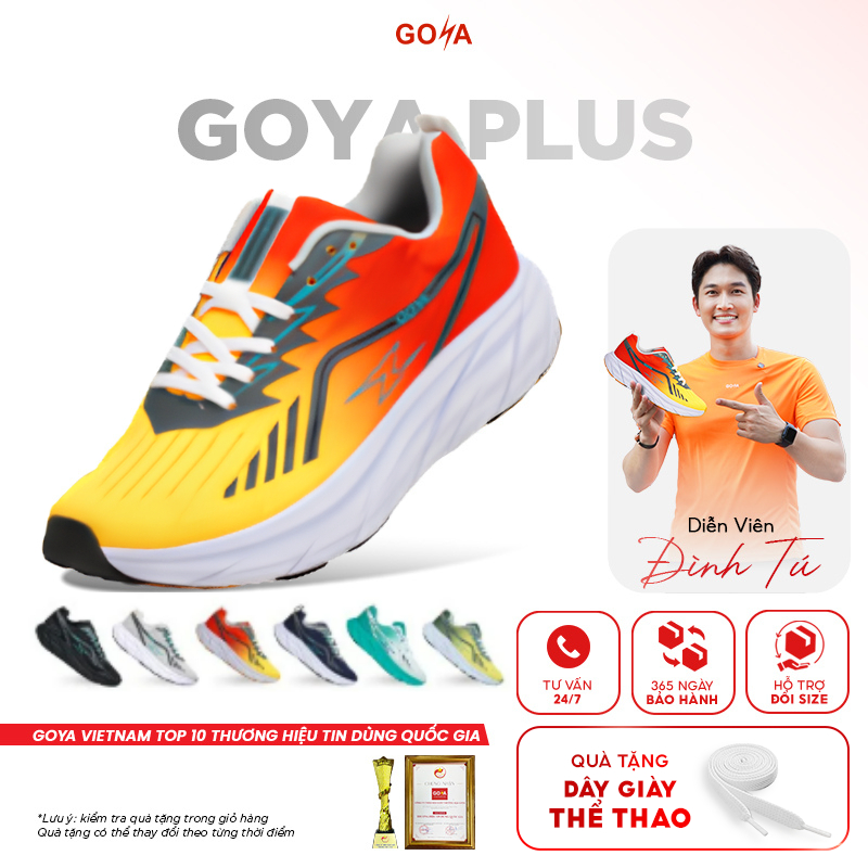 Giày Chạy Bộ GOYA TRAINING PLUS Chính Hãng - Đế Eva Foam Cao Cấp, Nhẹ, Êm Phù Hợp Đi Bộ, Chạy Bộ, Đi