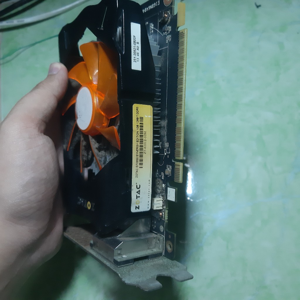 Zotac gtx 650ti 1gb 128bit ddr5 tháo máy