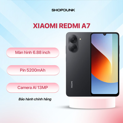 Điện Thoại Xiaomi Redmi A7 | 3GB 64GB | Bảo Hành Chính Hãng