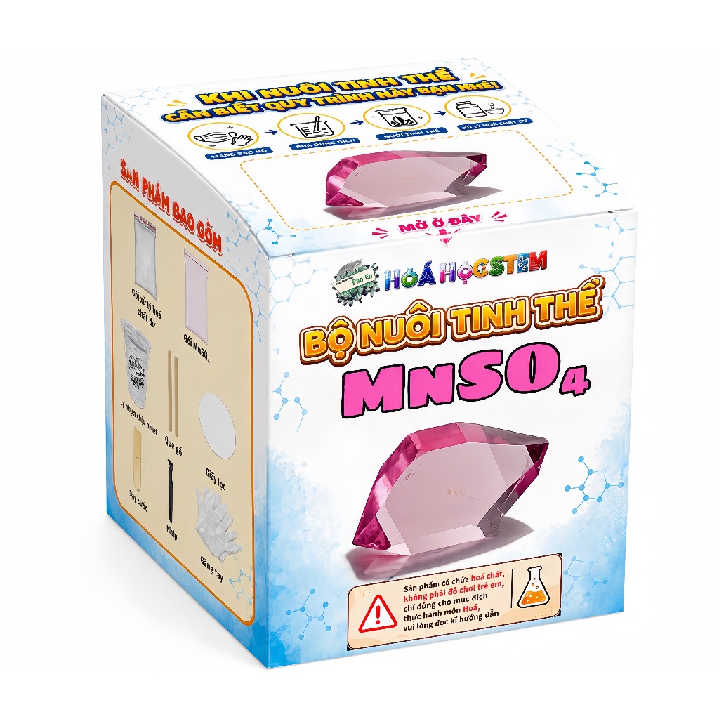Combo thực hành nuôi tinh thể MnSO4