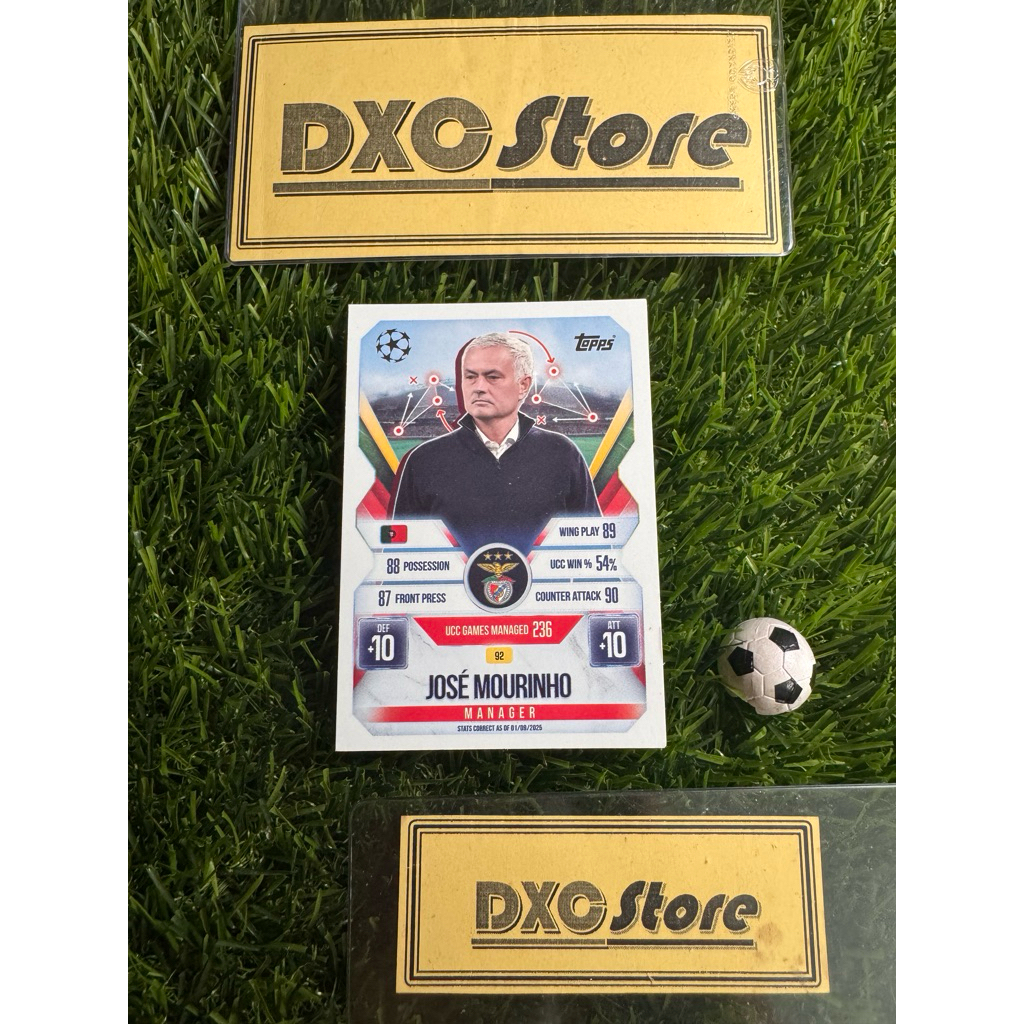 [ CHÍNH HÃNG ] - MANAGER - TOPPS MATCH ATTAX EXTRA 2026 - JOSE MOURINHO (BENFICA)