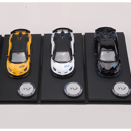 Mô hình ô tô Lamborghini Aventador SVJ 1:64 EM