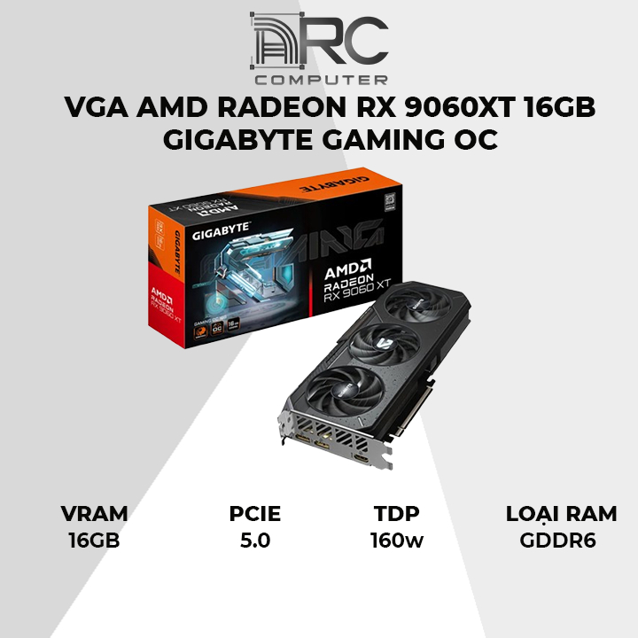 VGA Gigabyte RX 9060 XT Gaming OC 16GB