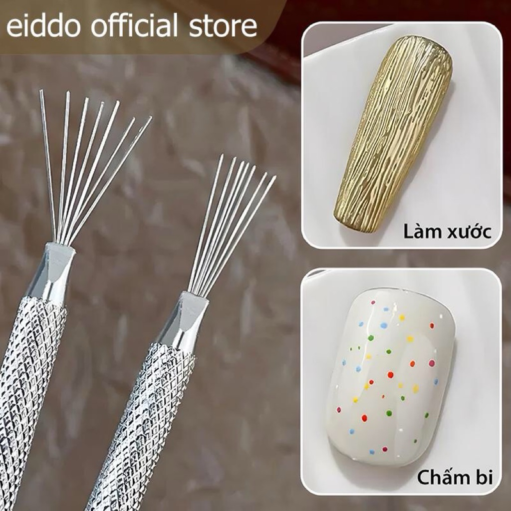 { Eiddo Nails } Cây Kéo Gel Tạo Hiệu Ứng Nail Đẹp Lạ - Cây kéo gel eiddo tạo sọc, chấm bi tiện lợi -