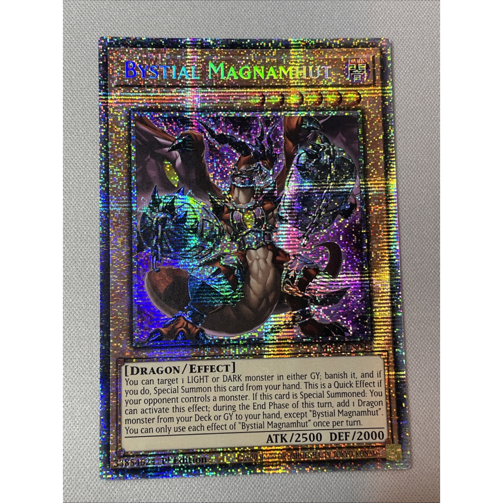 UK starlight Rare [ Dưa Hấu Yugioh ] Lá bài thẻ bystial magnamhut - Tặng bọc bài mons