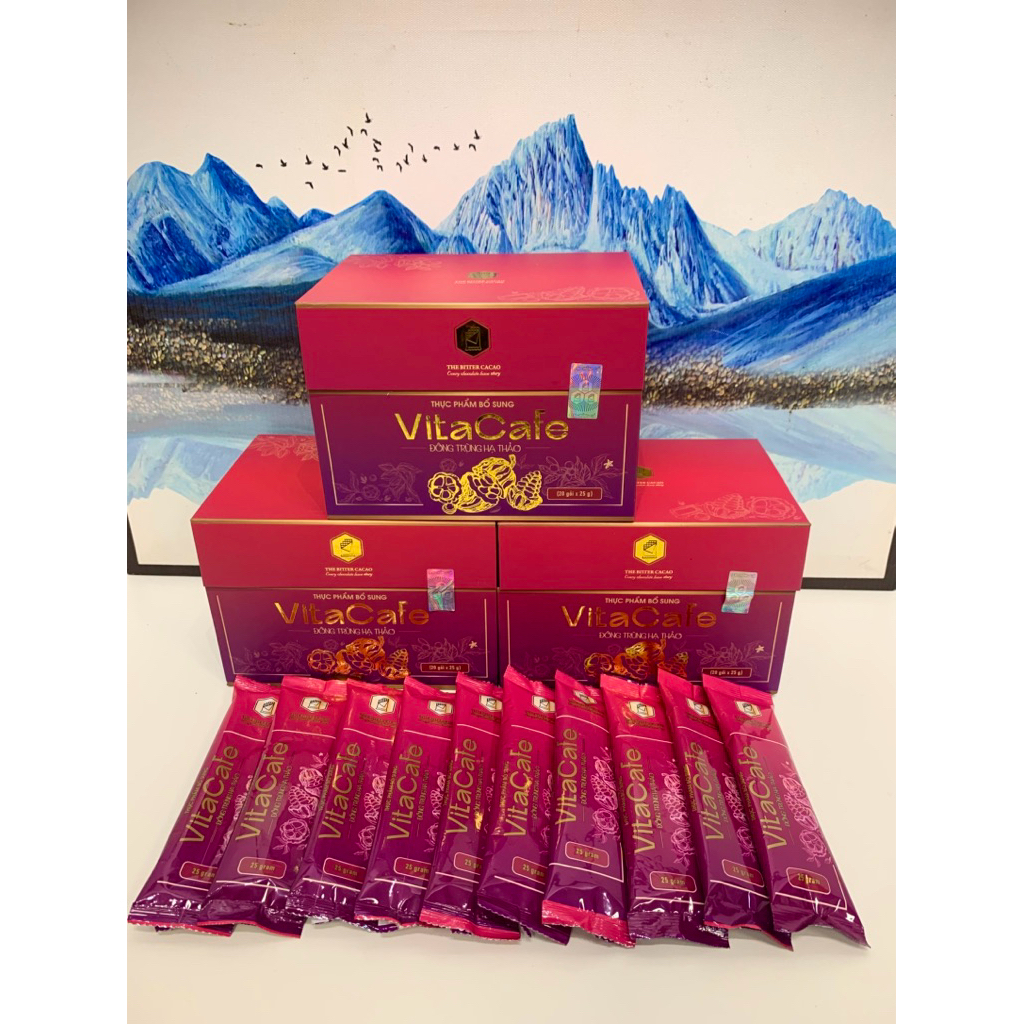 Vitacafe thơm ngon eoo thon ( 3 hộp 60 gói )