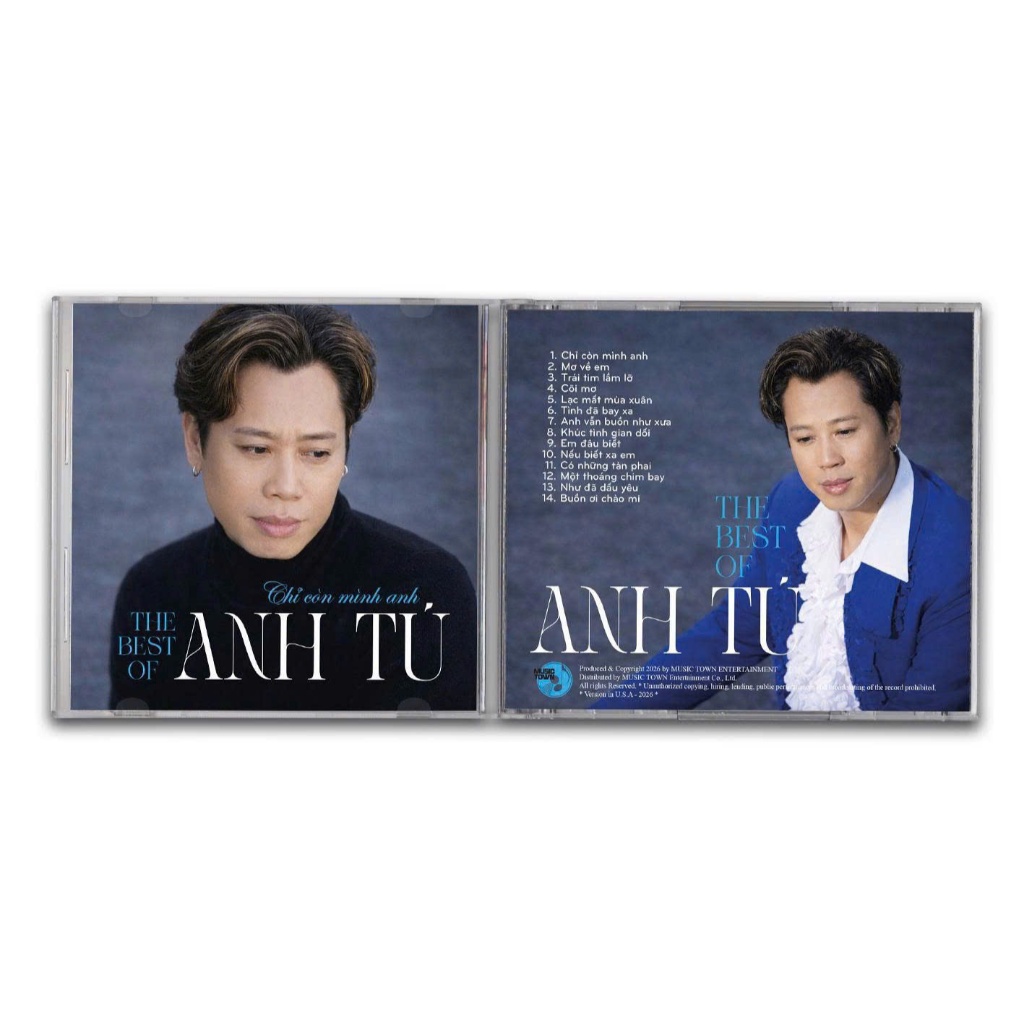 Đĩa CD Anh Tú - chỉ còn mình anh