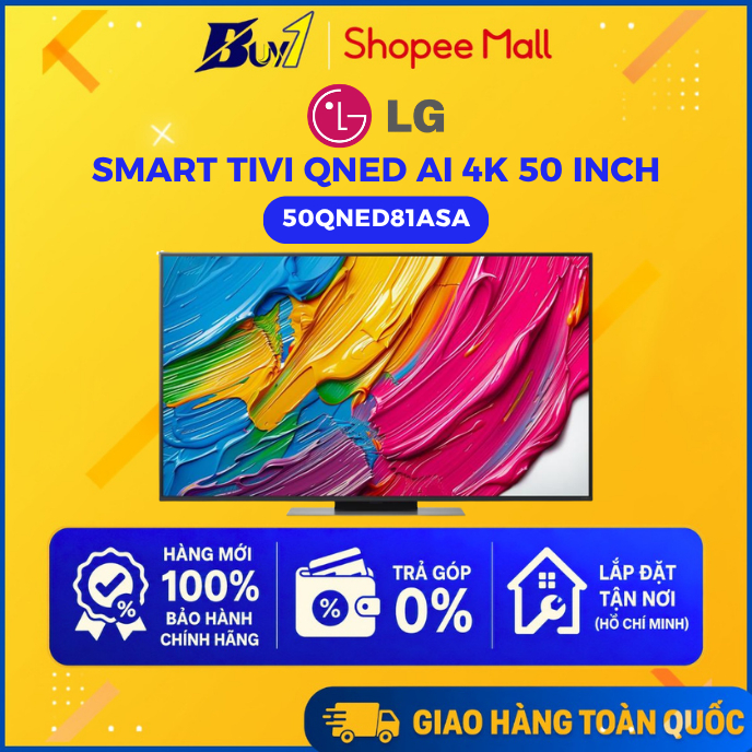 50QNED81ASA - Smart Tivi QNED LG AI 4K 50 inch 50QNED81ASA - Hàng Chính Hãng
