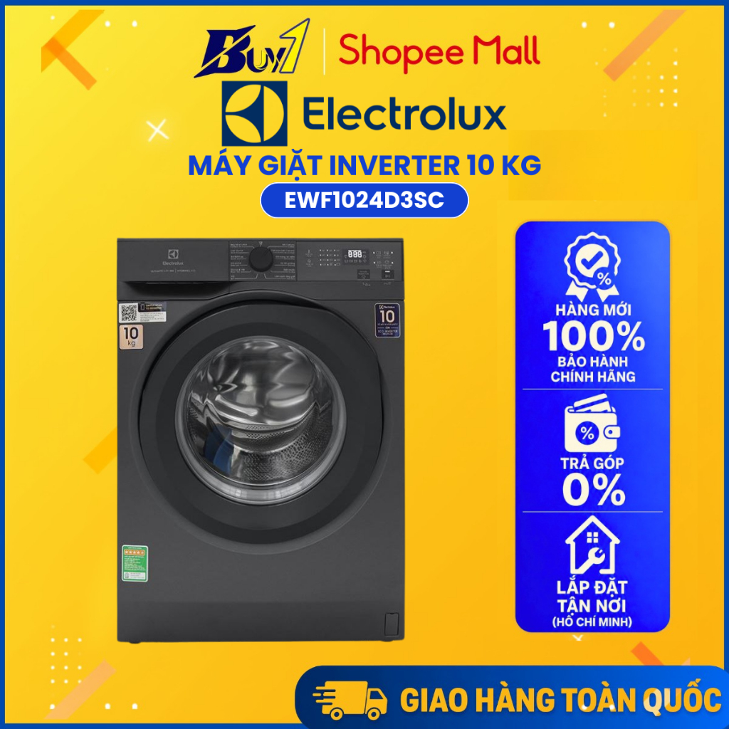 EWF1024D3SC - Máy giặt Electrolux UltimateCare 300 Inverter 10 kg EWF1024D3SC - Hàng chính hãng