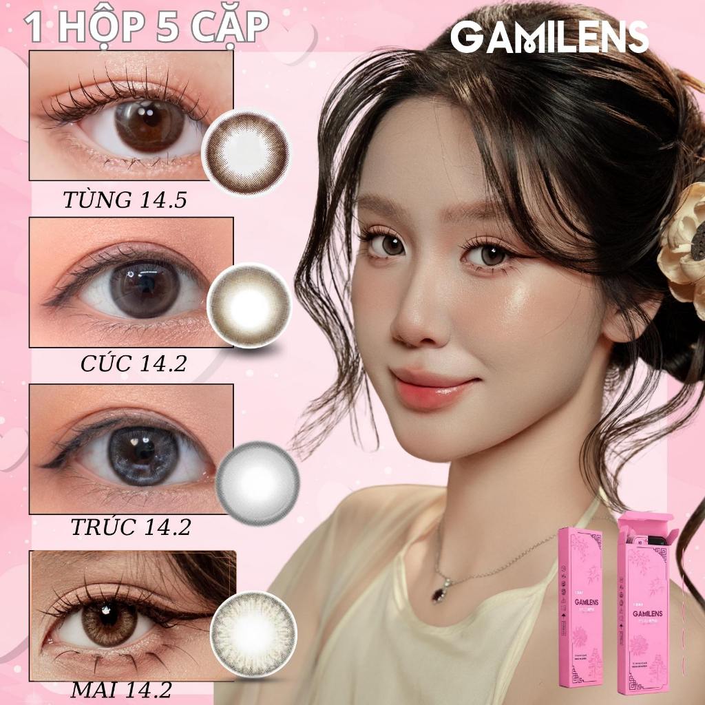 Lens 1 ngày cấp ẩm Hàn QUốc GAMILENS - 1 HỘP 5 cặp
