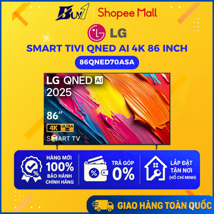 86QNED70ASA - Smart Tivi LG QNED AI 4K 86 Inch 86QNED70ASA - Hàng Chính Hãng