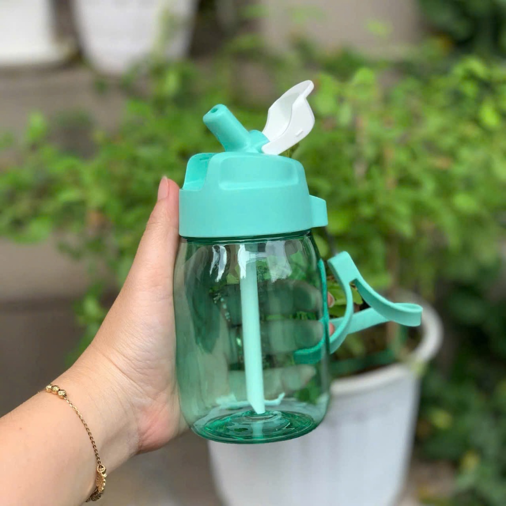 Bình nước Mini Lohas 350ml có ống hút