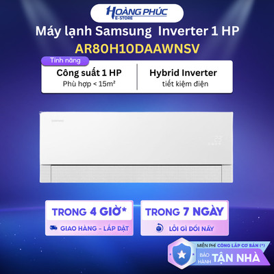 AR80H10DAAWNSV - Máy lạnh Samsung Wind-Free Inverter 1 HP AR80H10DAAWNSV {Toàn Quốc}(CHỈ GIAO - KHÔNG LẮP)