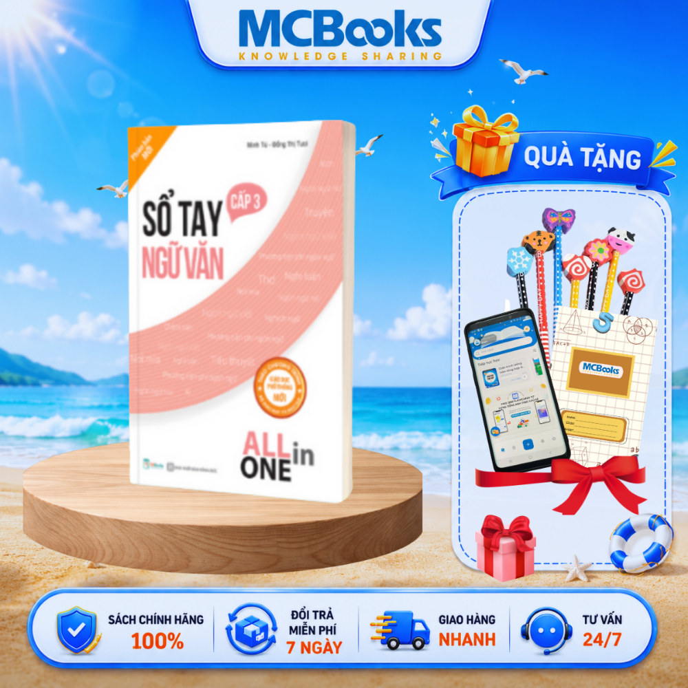 Sách - Sổ tay Ngữ văn cấp 3 - All in one ( Phiên bản mới)
